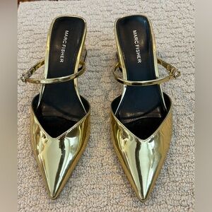 Women's Lakey Pointy Toe Block Heel Dress Pumps